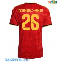 Camisa de time de futebol Bélgica Matias Fernandez-Pardo #26 Replicas 1º Equipamento Mundo 2026 Manga Curta